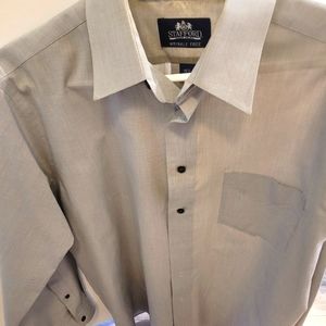 Stafford Gray button down shirt Size 15.5